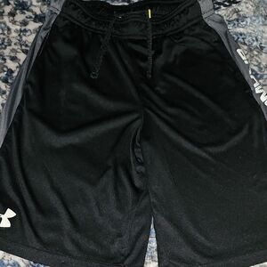 Under Armour Kids Black and Gray Shorts
